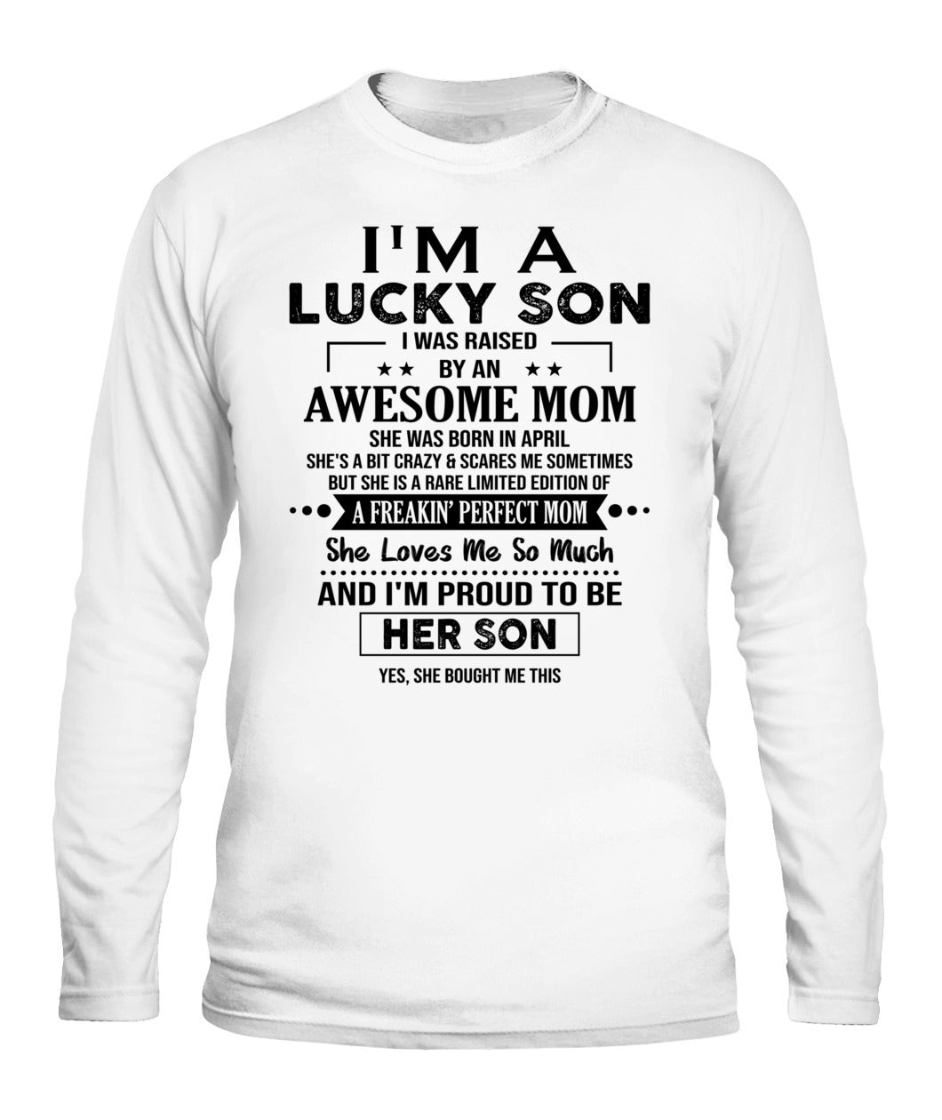 IM A LUCKY SON I WAS RAISED BY AN AWESOME MOM 04