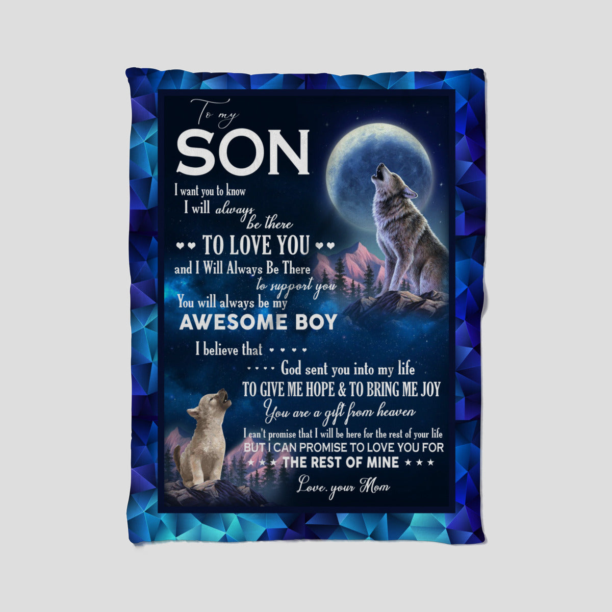 son mom blanket