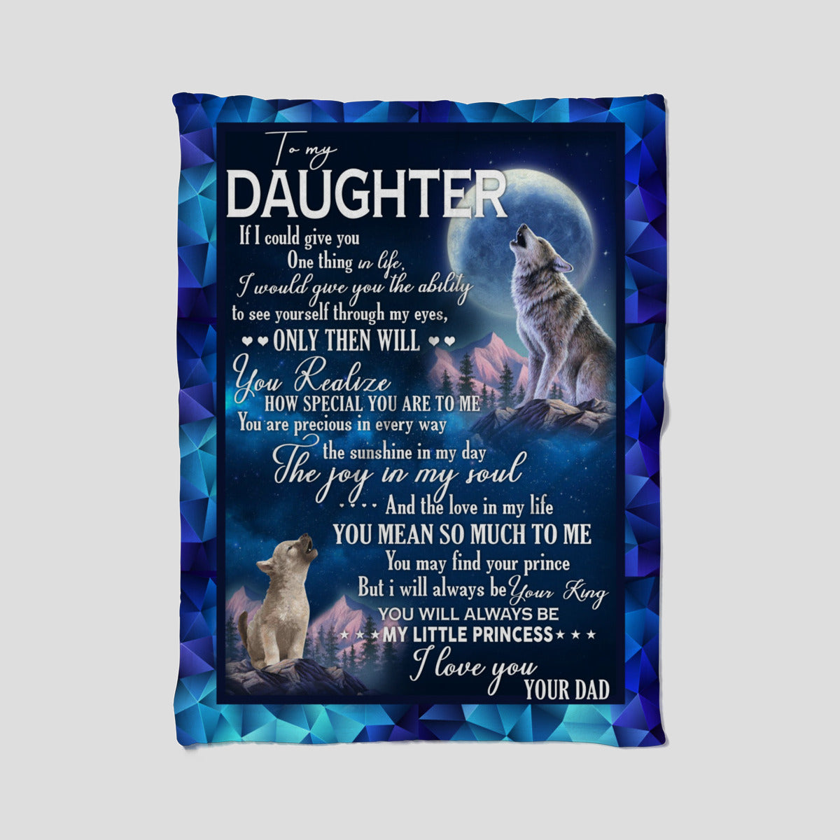 dau dad blanket