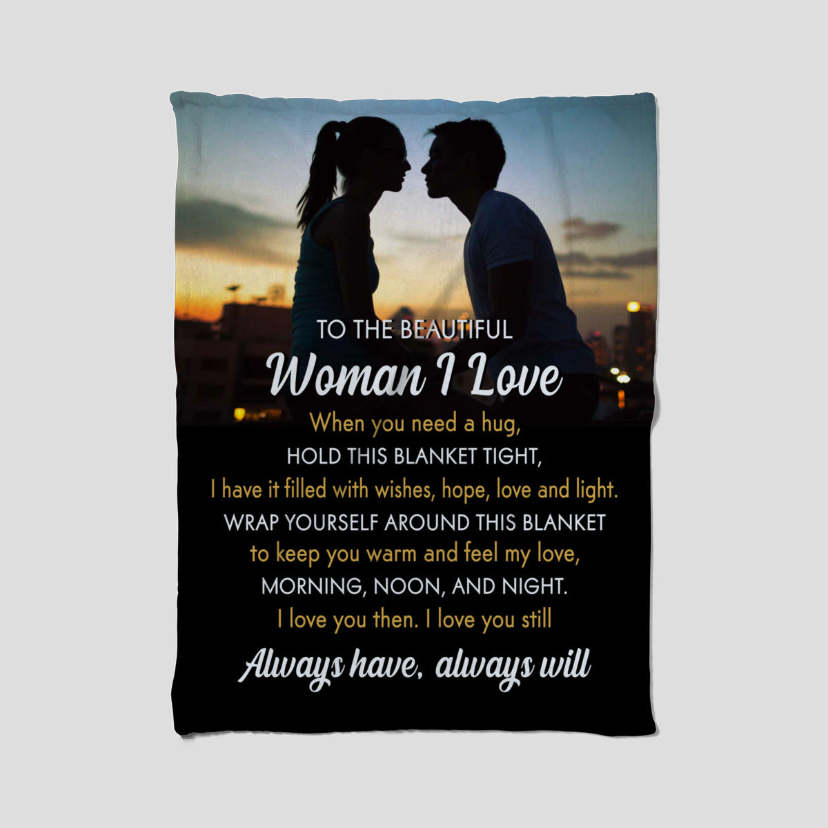 Husband gift wife blanket