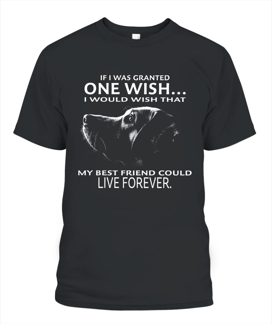 If i was granted one wish I would wish that my best friend could live forever - Animals SKU09
