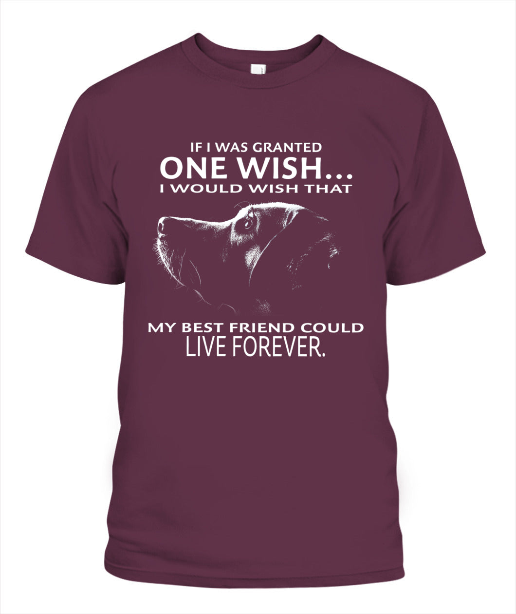 If i was granted one wish I would wish that my best friend could live forever - Animals SKU09