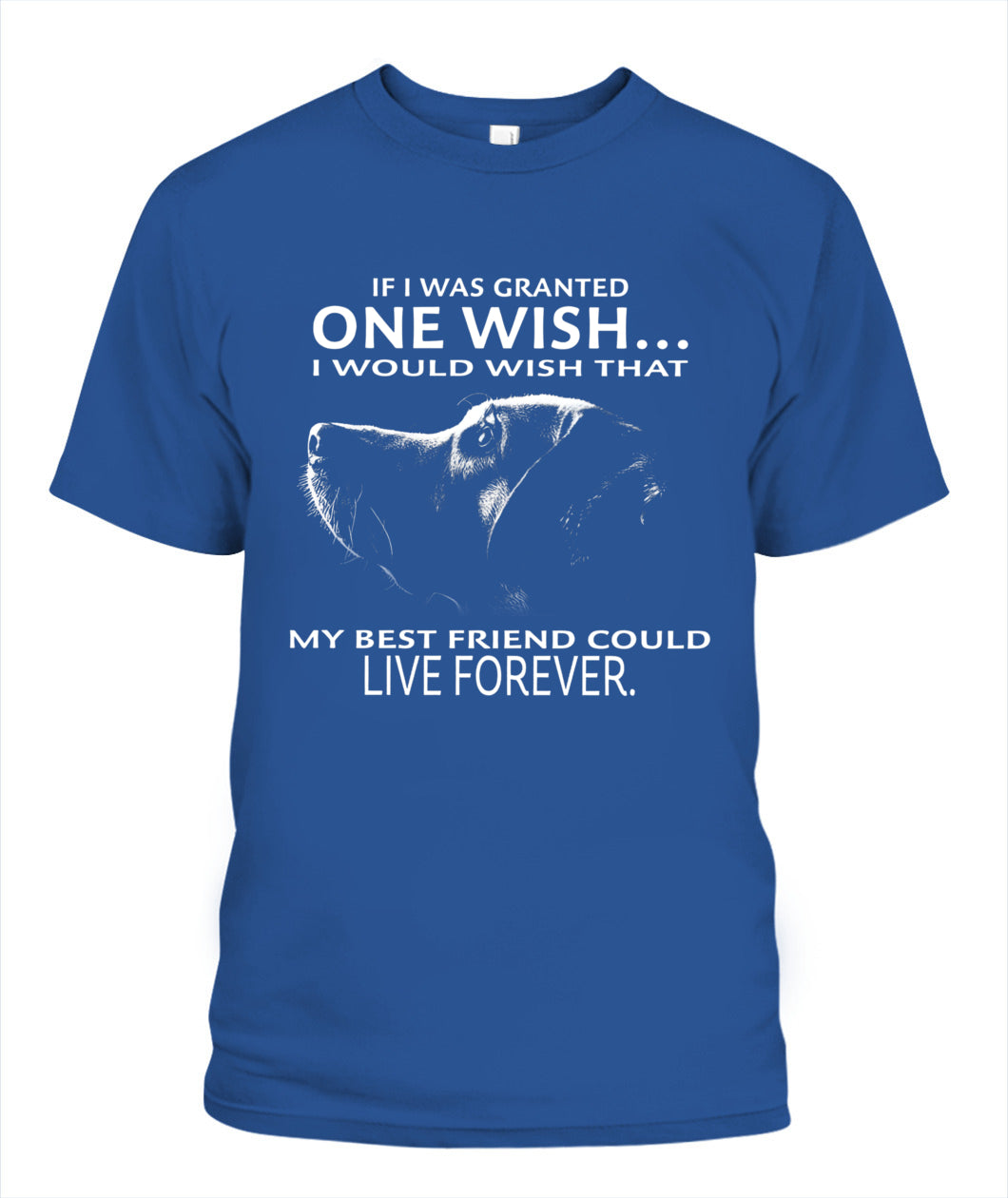 If i was granted one wish I would wish that my best friend could live forever - Animals SKU09