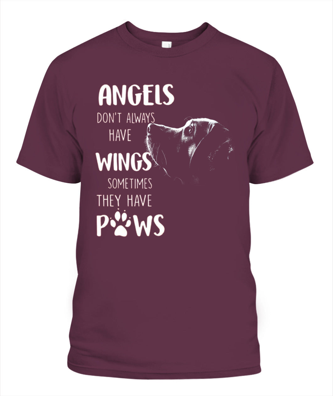 ANGELS DONT ALWAYS HAVE WINGS SOMETIMES THEY HAVE POWS - Animals SKU01