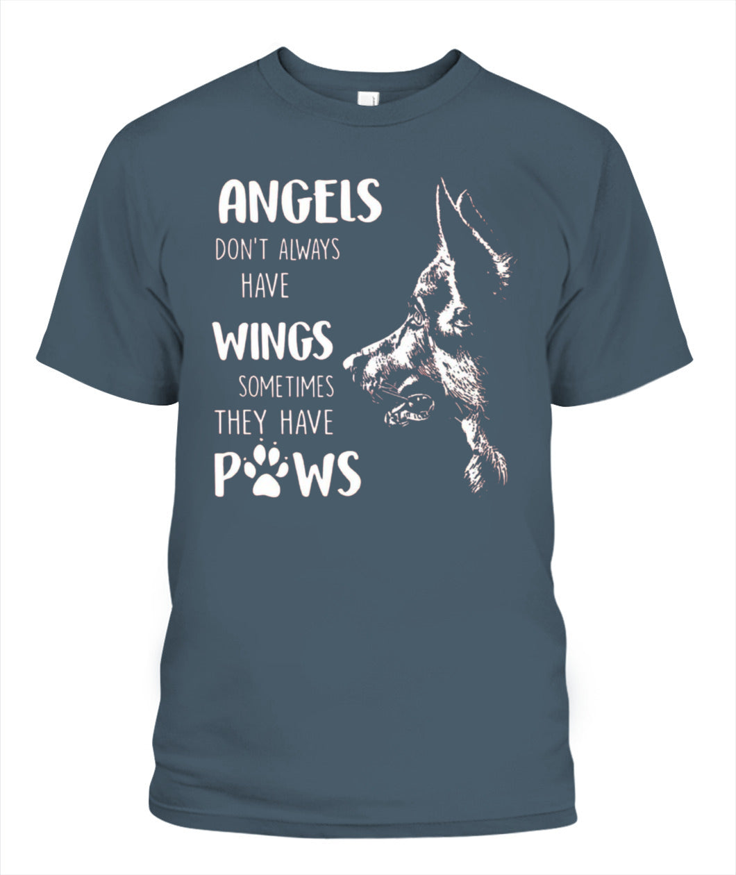 ANGELS DONT ALWAYS HAVE WINGS SOMETIMES THEY HAVE POWS - Animals SKU05