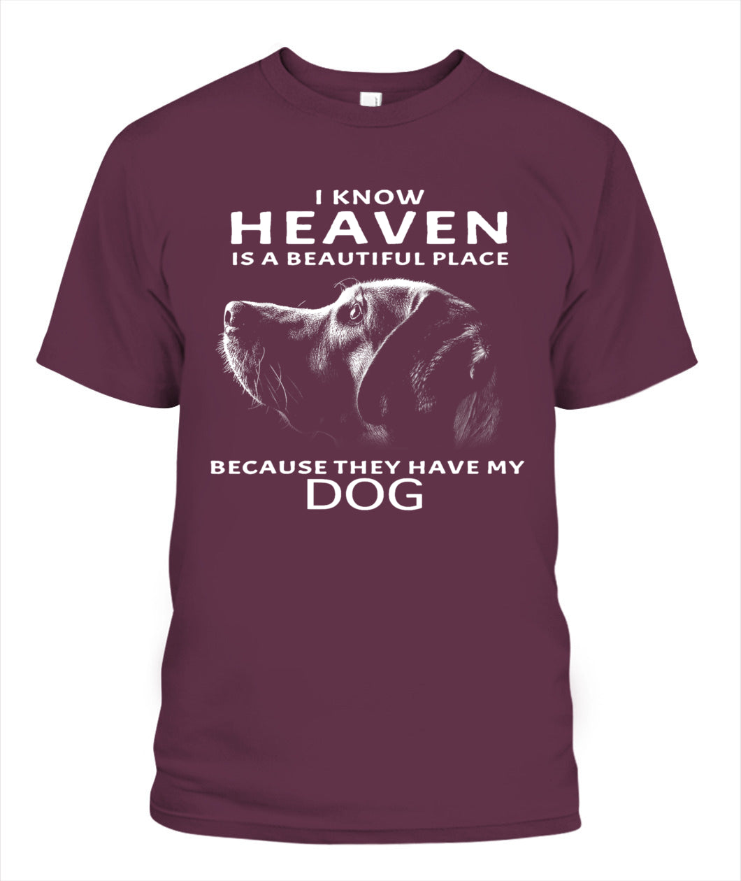 I Know Heaven Is A Beautiful Place Because They Have My Dog - Animals SKU08