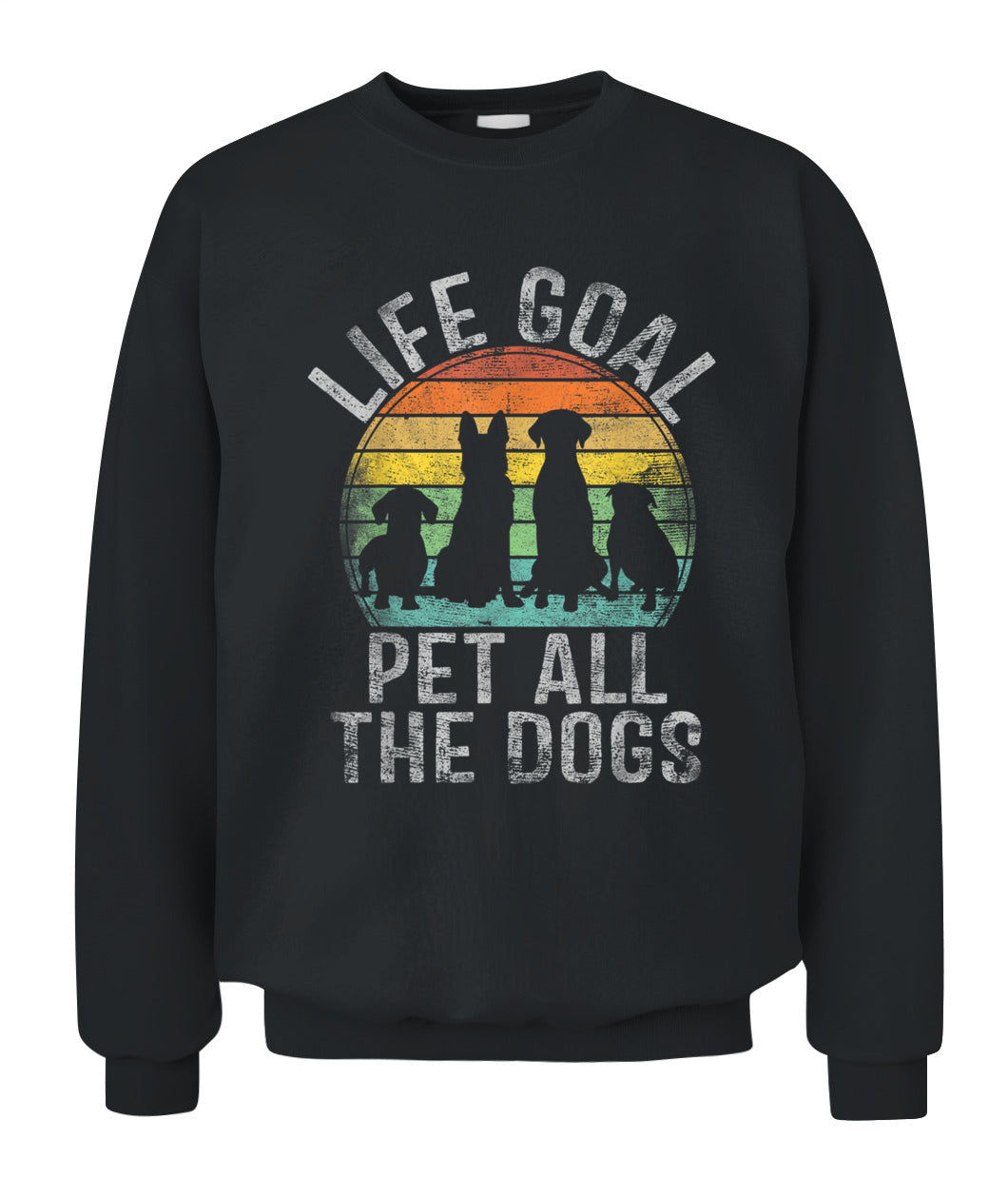 Life Goal Pet All The Dogs Shirt For Women Kids Funny Dog - Animals SKU10
