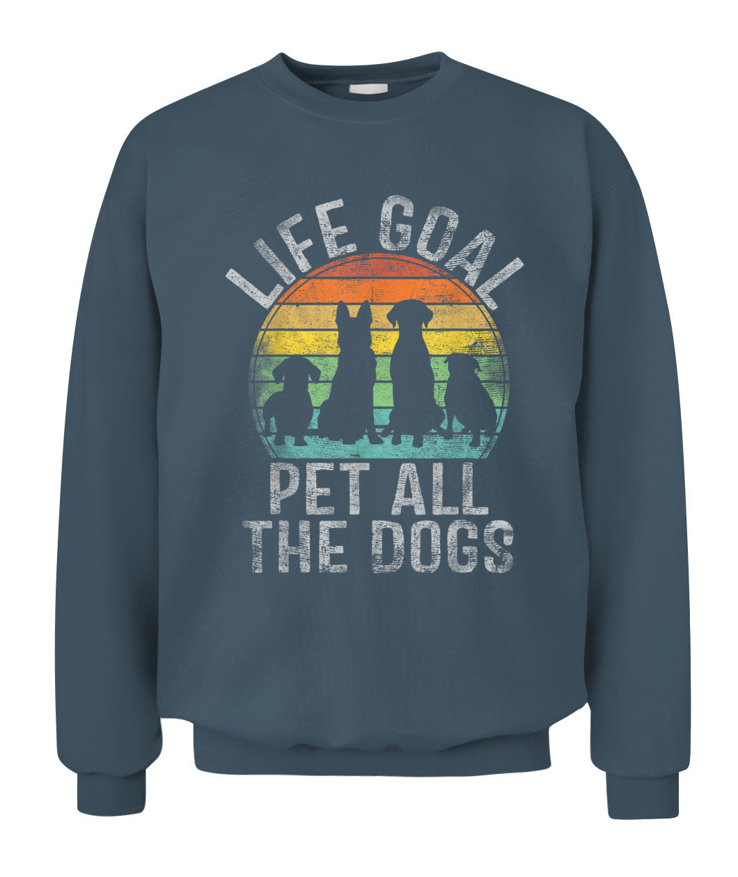 Life Goal Pet All The Dogs Shirt For Women Kids Funny Dog - Animals SKU10