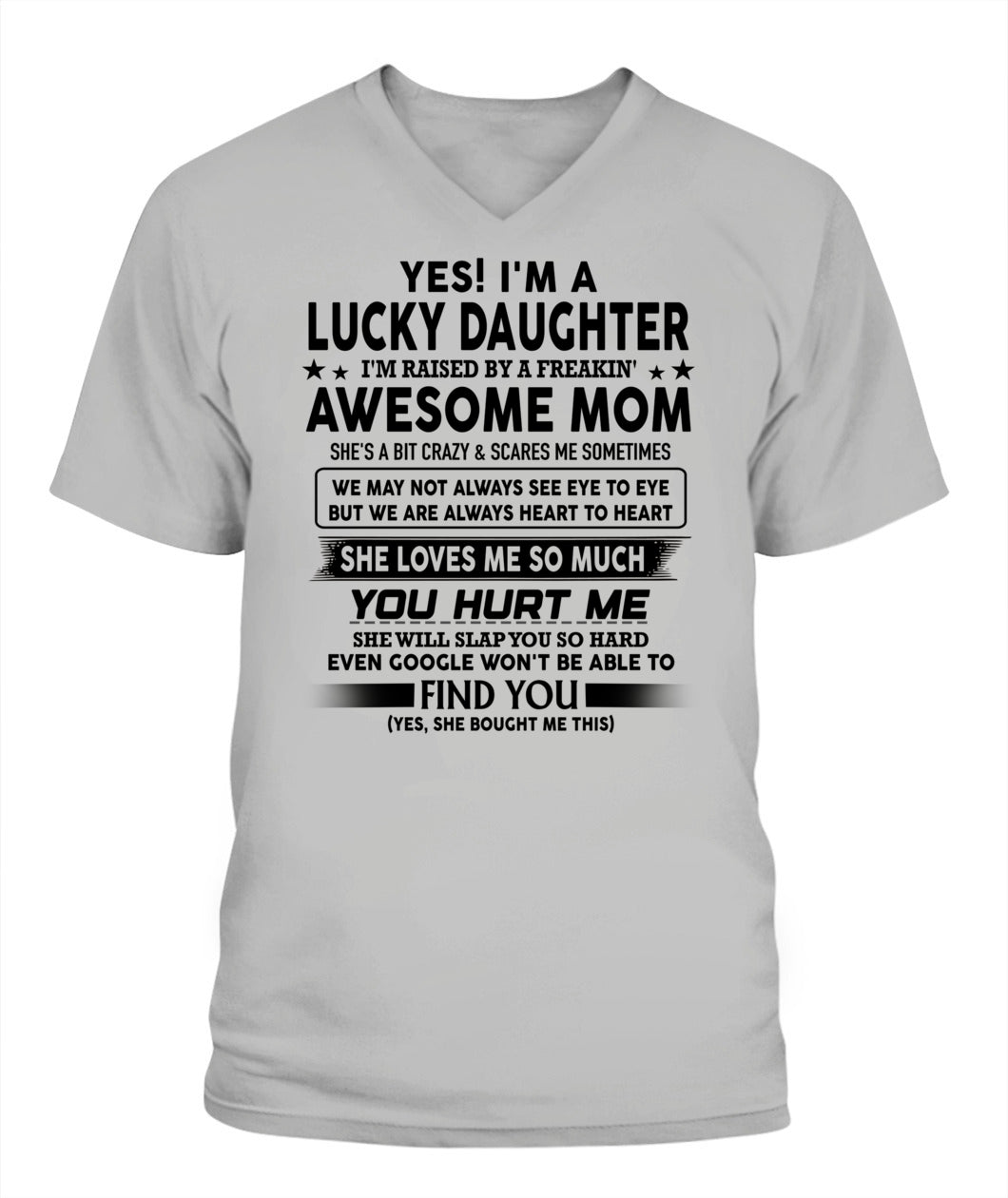 YES IM A LUCKY DAUGHTER IM RAISED BY A FREAKIN 00