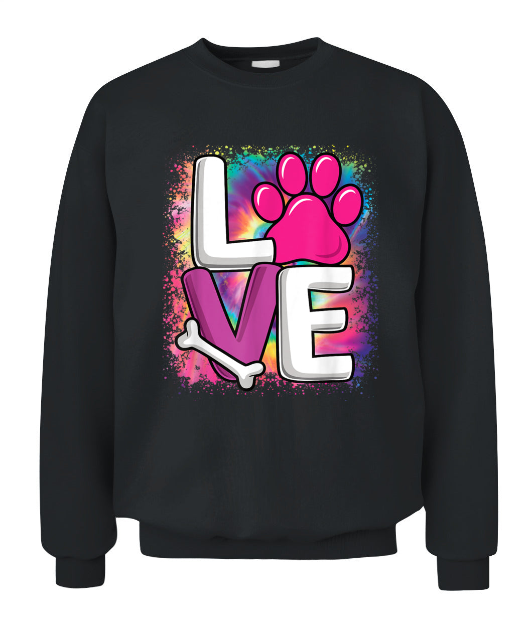 Cute Colorful Love Dog Paw Dog Puppy Lover Women Girls - Animals SKU12