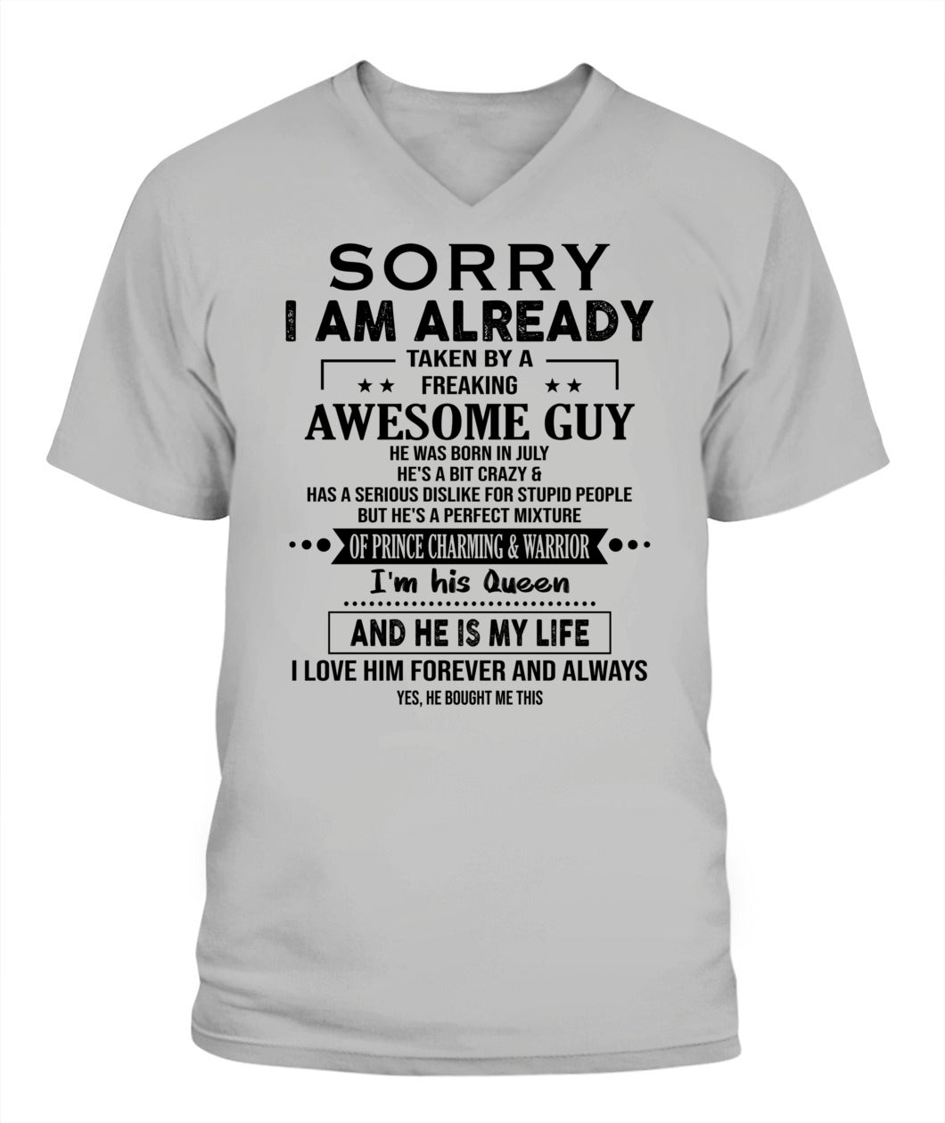 SORRY I AM ALREADY 07