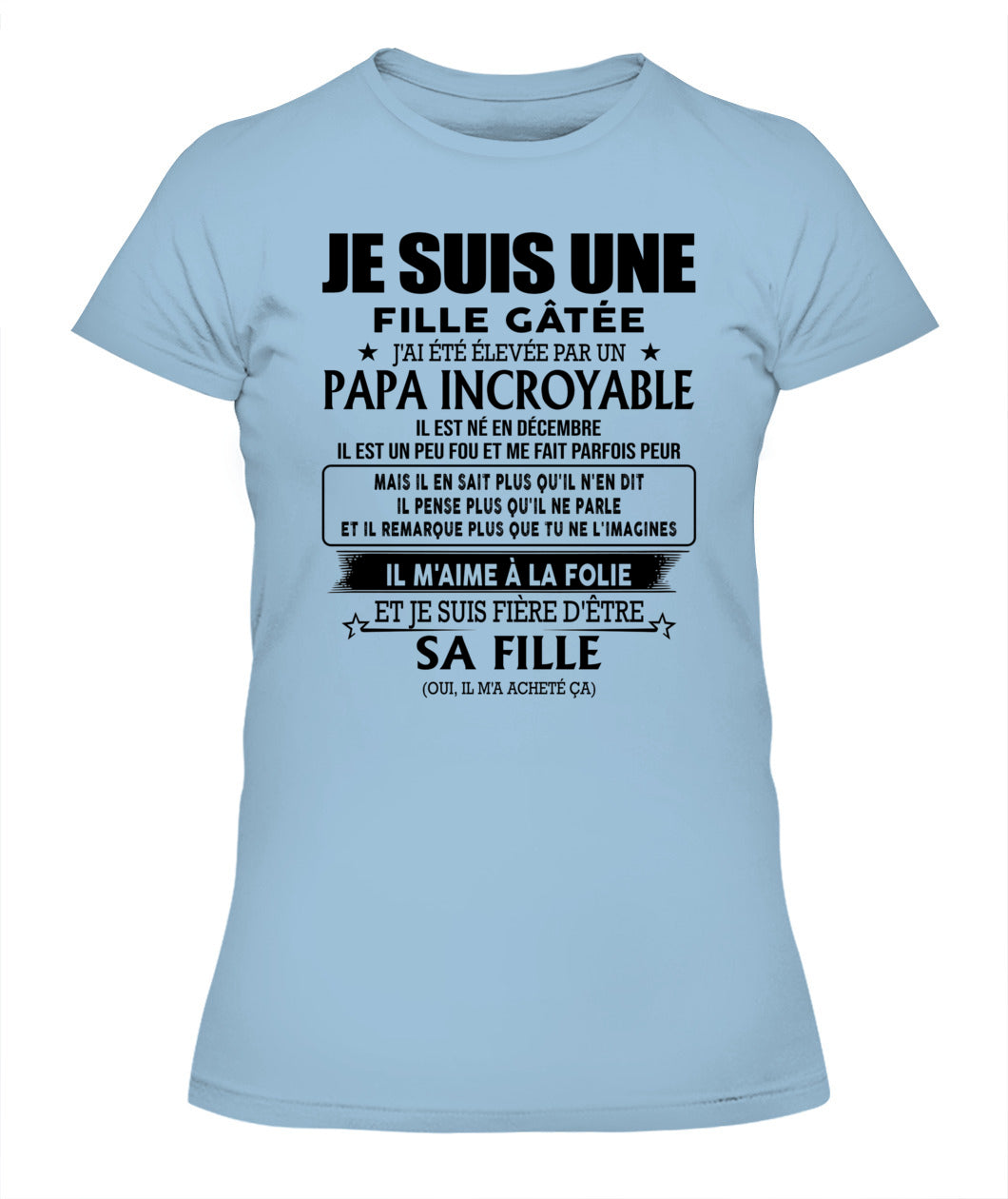 JE SUIS UNE FILLE GTE 12