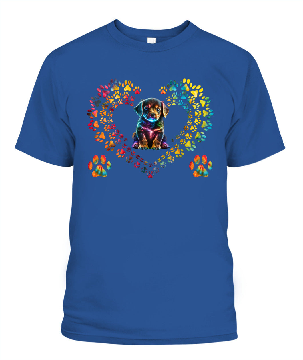 Dog Paw Print Heart Animal Lover - Animals SKU14