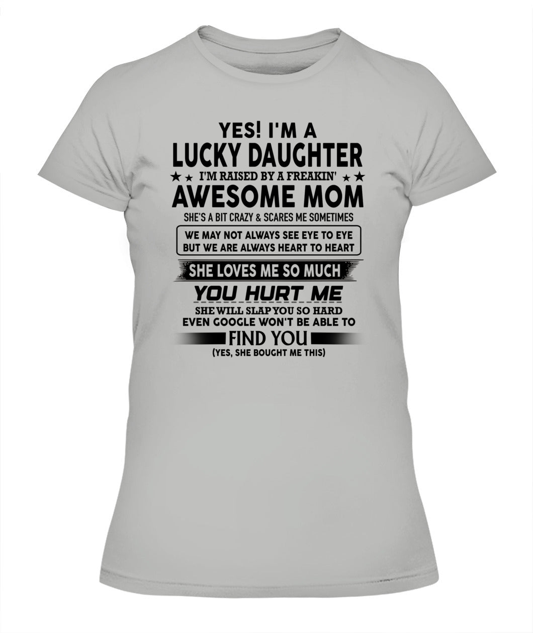 YES IM A LUCKY DAUGHTER IM RAISED BY A FREAKIN 00