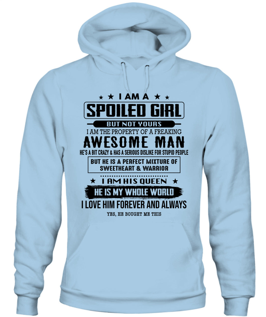 I am a spoiled girl 00