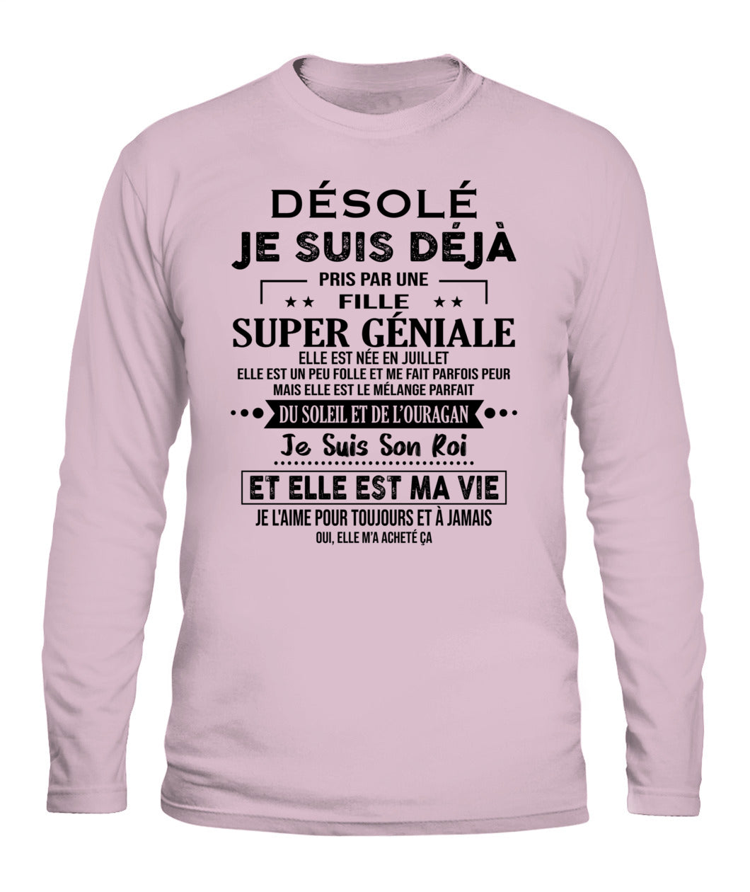 Désolé Je suis déjà 07