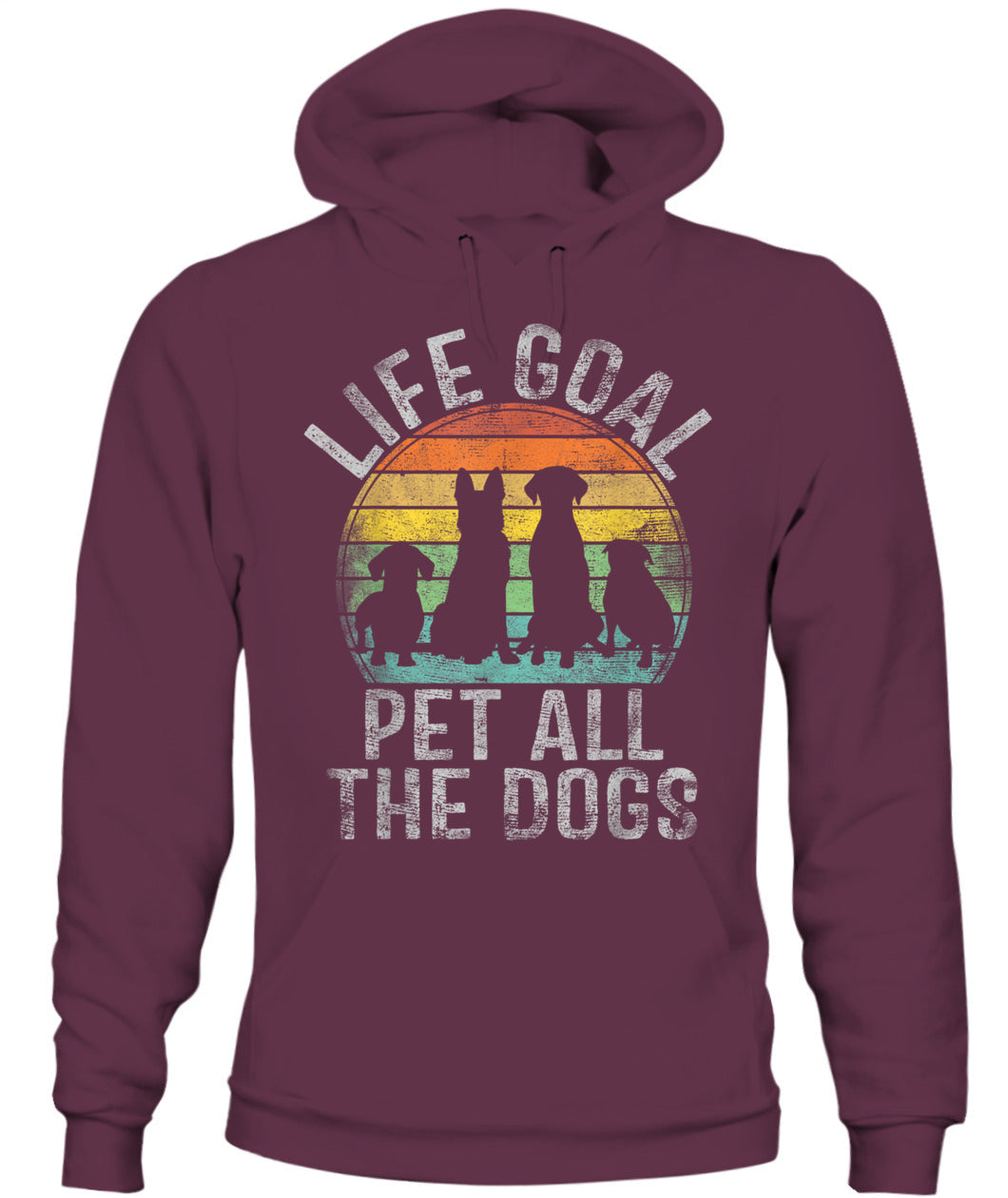 Life Goal Pet All The Dogs Shirt For Women Kids Funny Dog - Animals SKU10