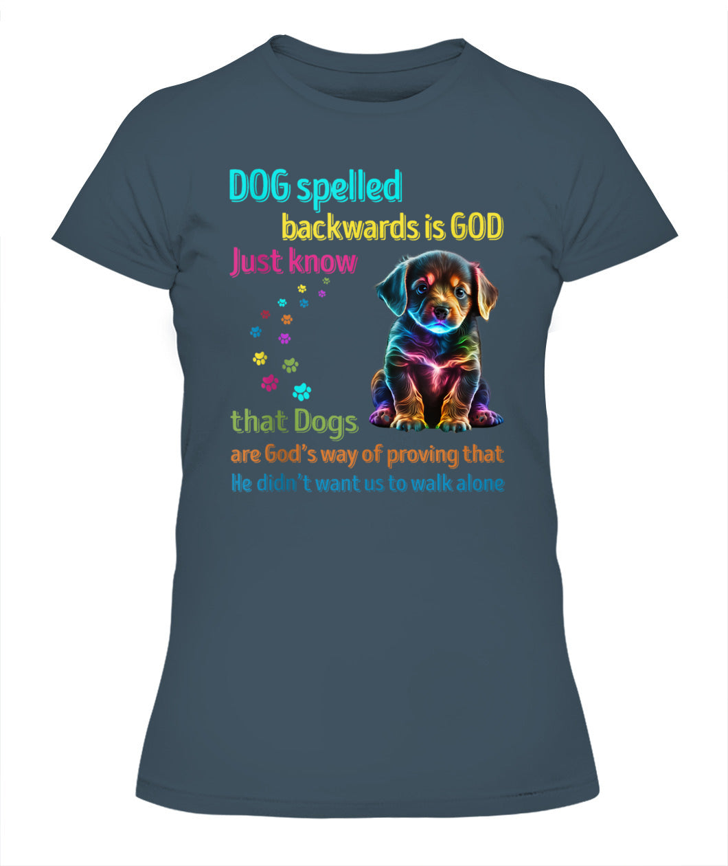 Dog Spelled Backwards Is God just know that Dogs - Animals SKU17