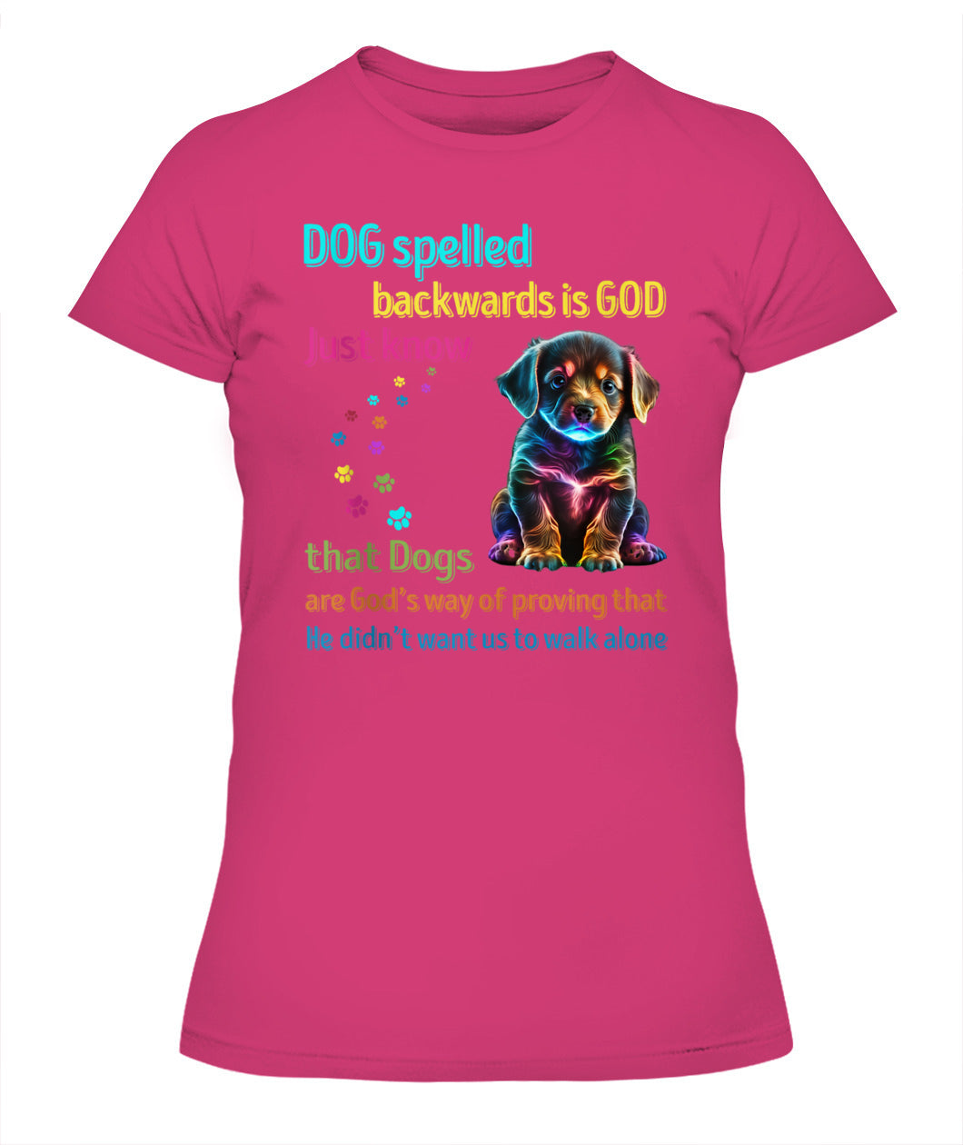 Dog Spelled Backwards Is God just know that Dogs - Animals SKU17