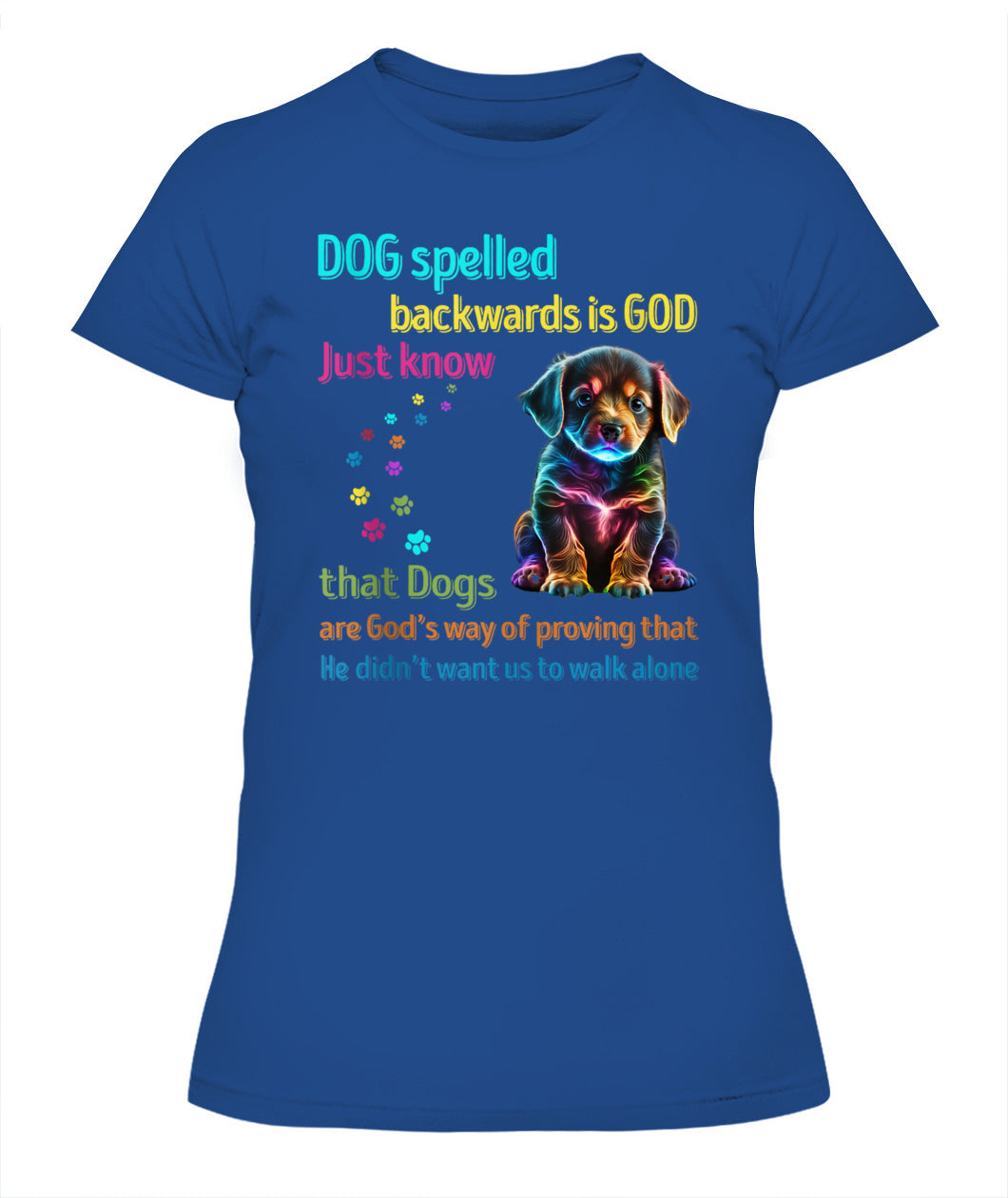 Dog Spelled Backwards Is God just know that Dogs - Animals SKU17