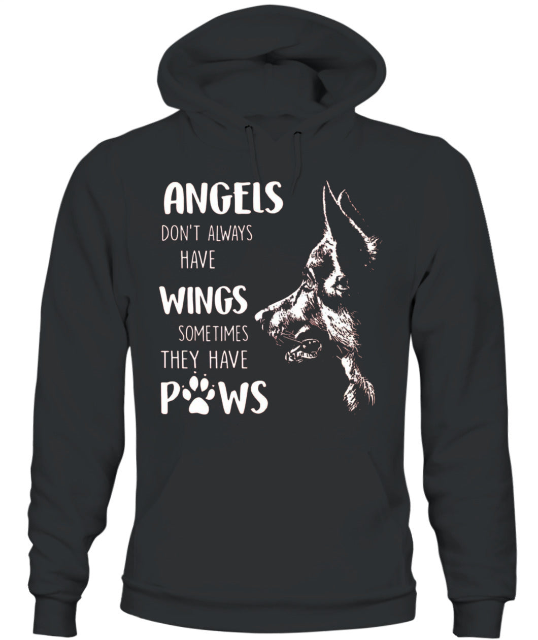 ANGELS DONT ALWAYS HAVE WINGS SOMETIMES THEY HAVE POWS - Animals SKU05