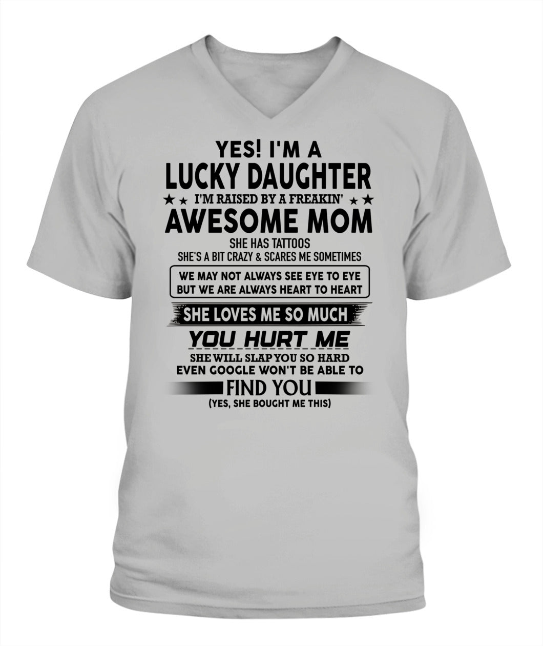 YES IM A LUCKY DAUGHTER IM RAISED BY A FREAKIN TATTOOS