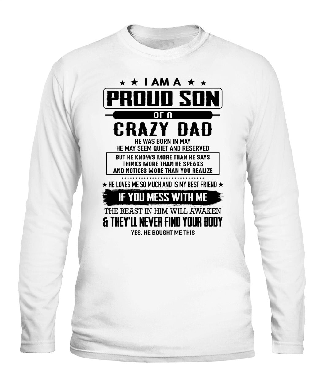 I AM A PROUD SON OF A CRAZY DAD 05