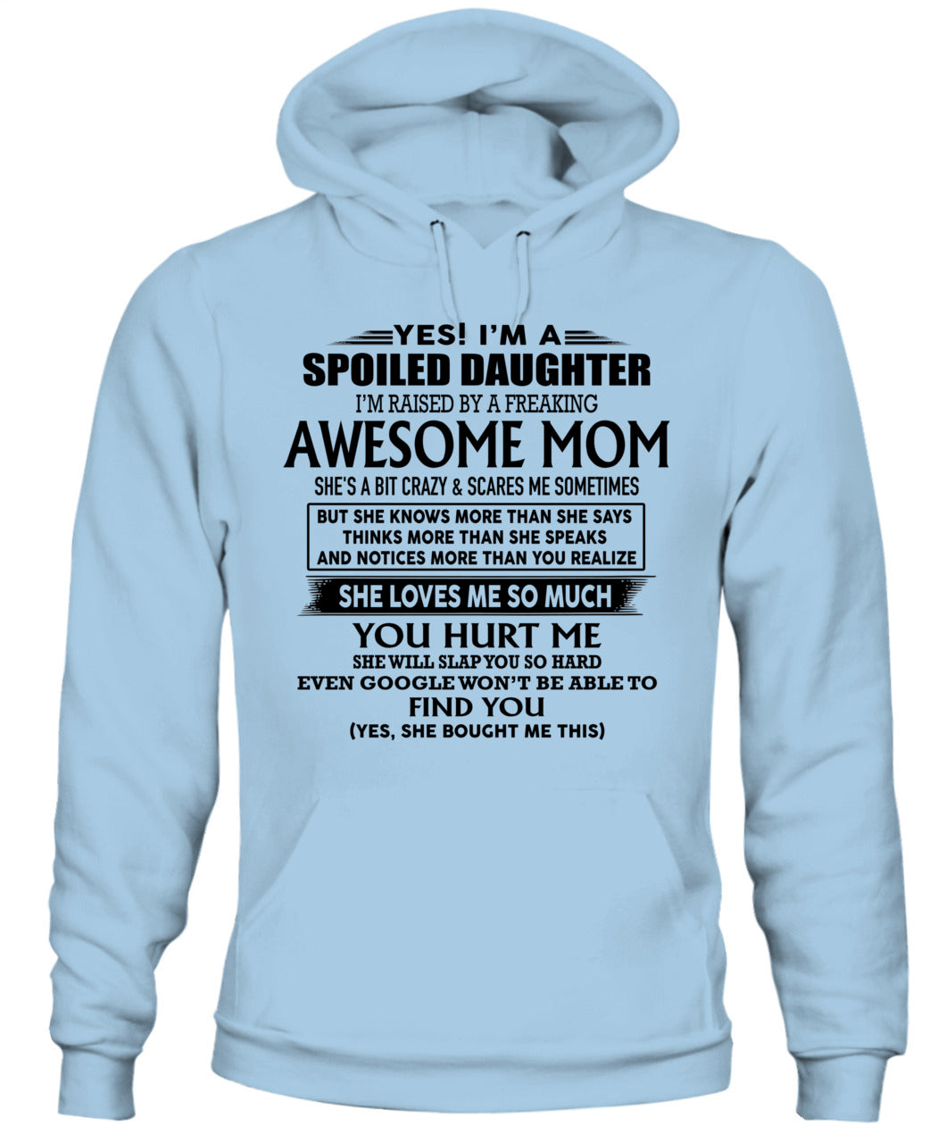 Yes i am spoiled daughter