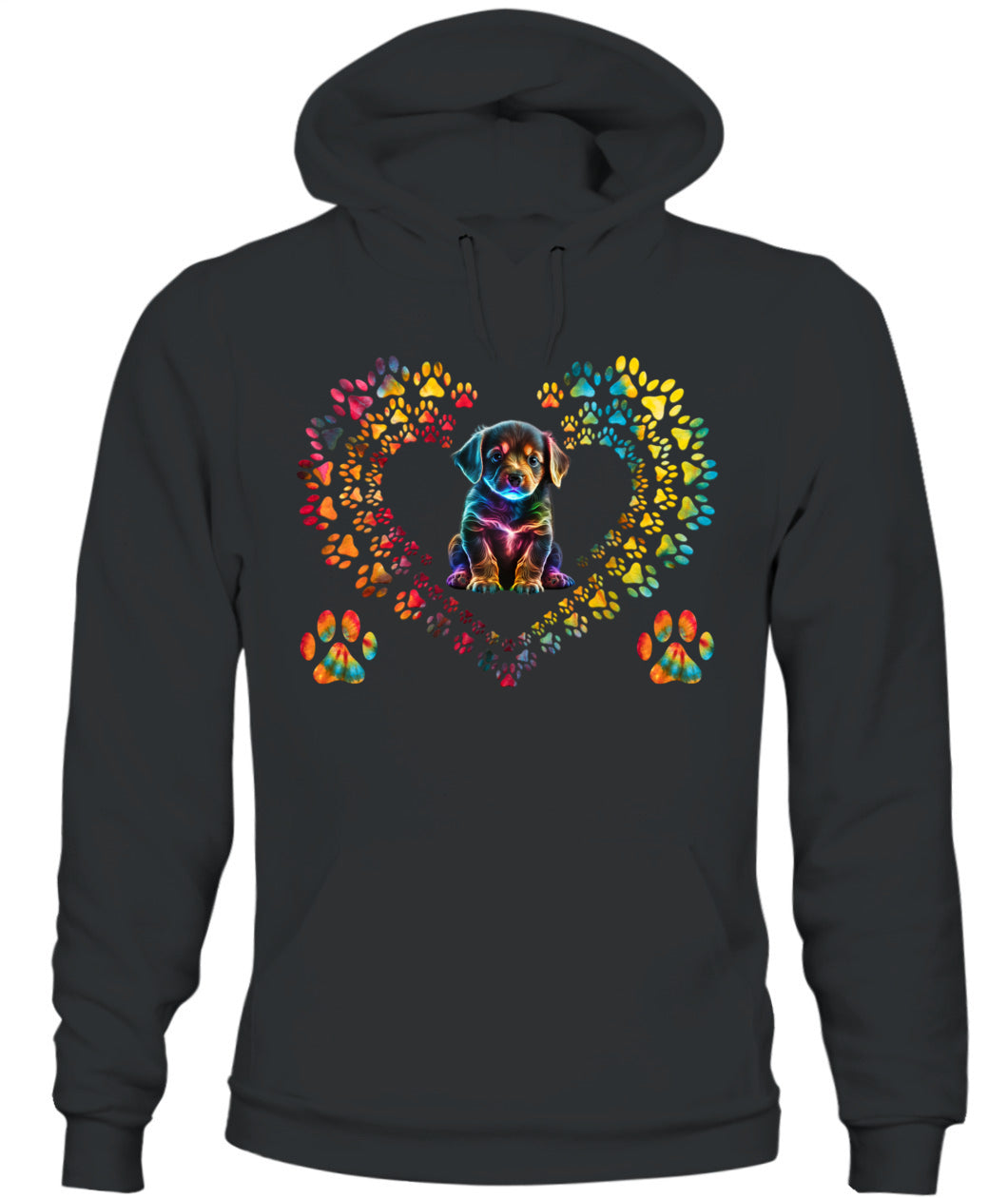 Dog Paw Print Heart Animal Lover - Animals SKU14