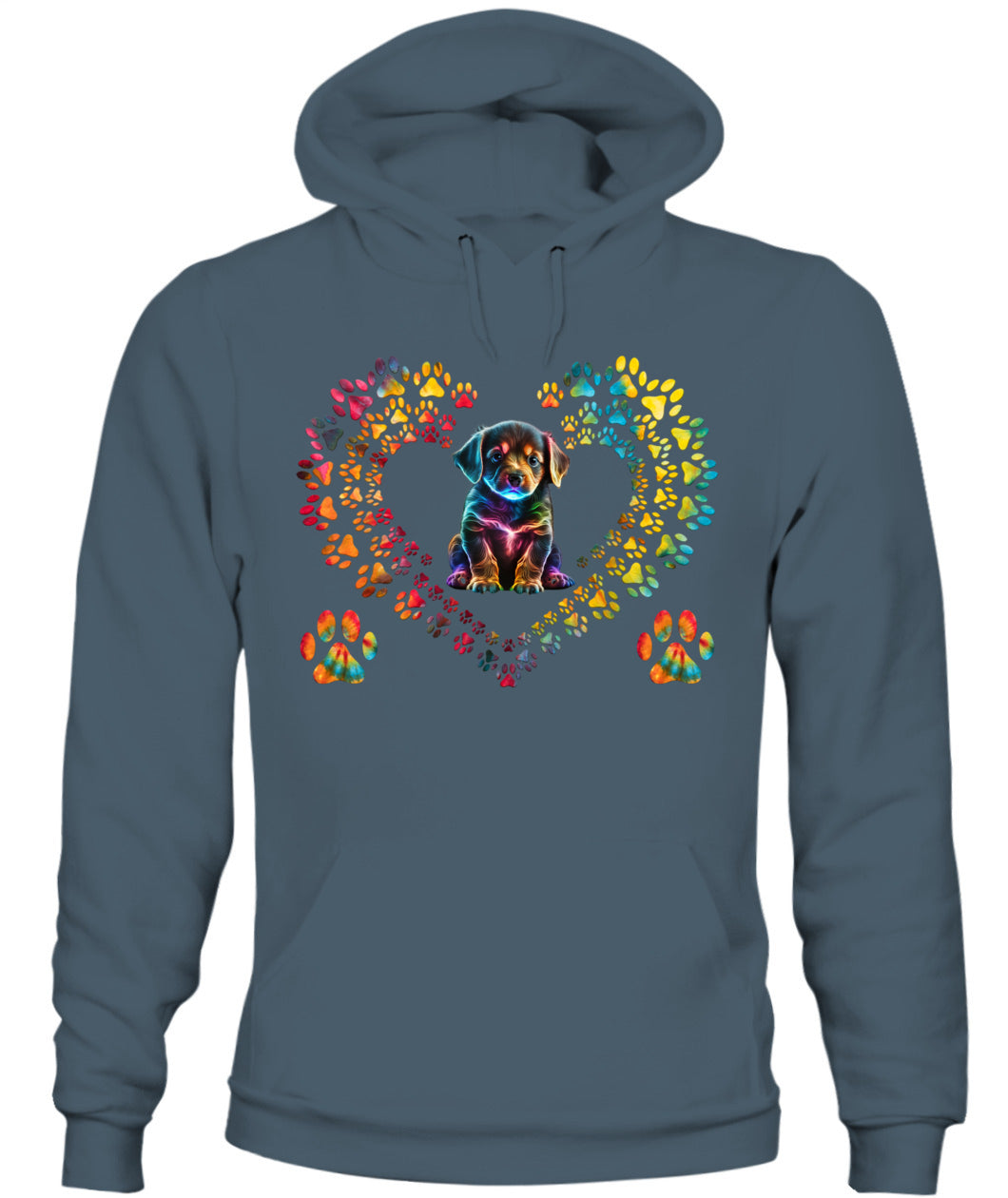 Dog Paw Print Heart Animal Lover - Animals SKU14