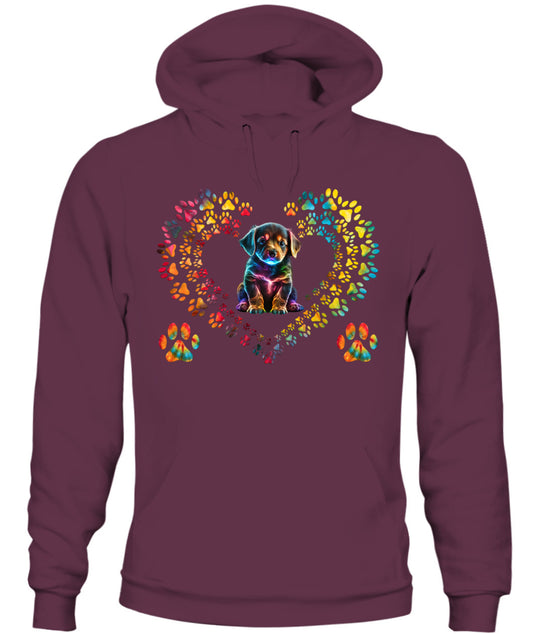 Dog Paw Print Heart Animal Lover - Animals SKU14