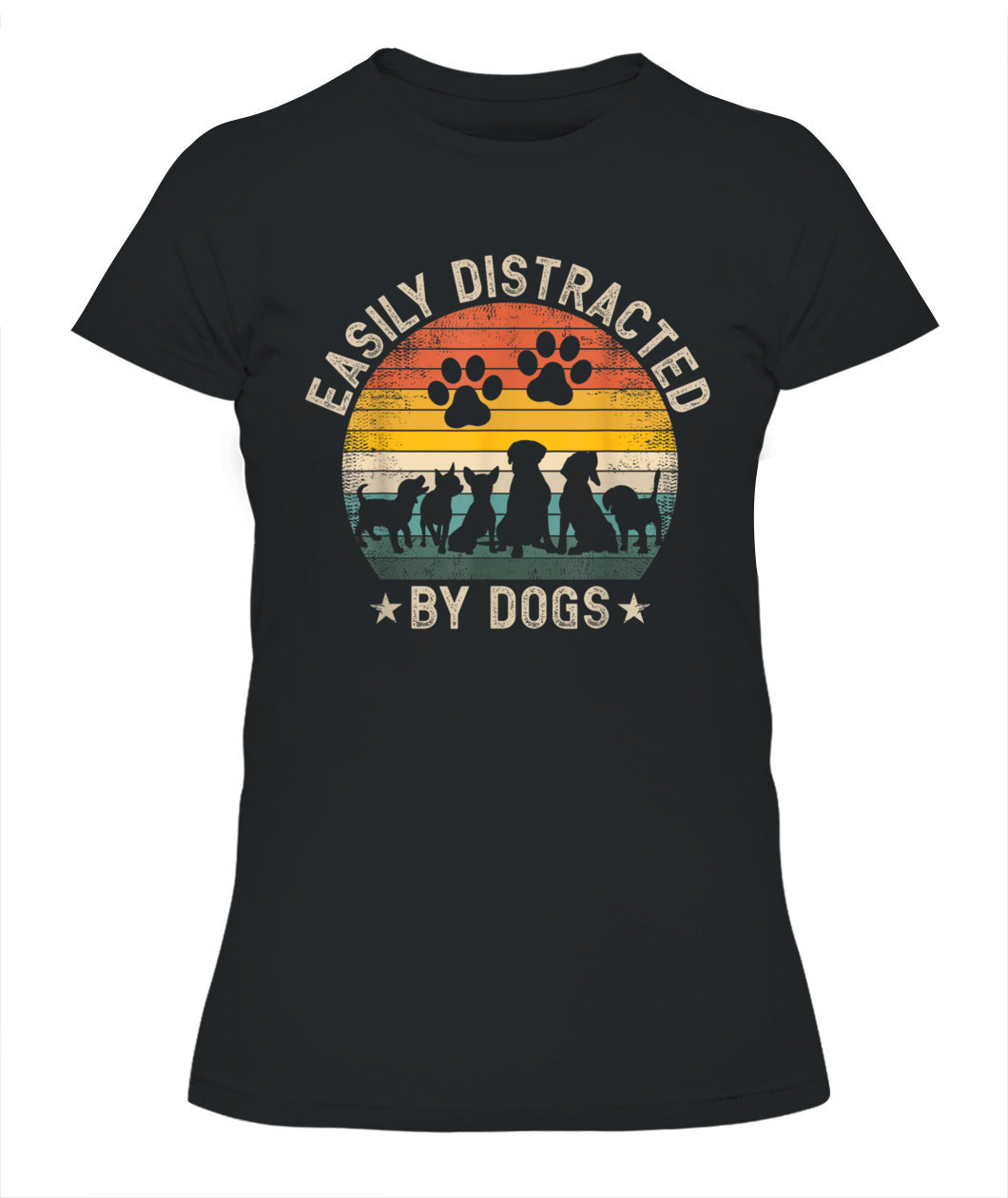 Easily Distracted By Dogs Pet Dog Lover - Animals SKU06