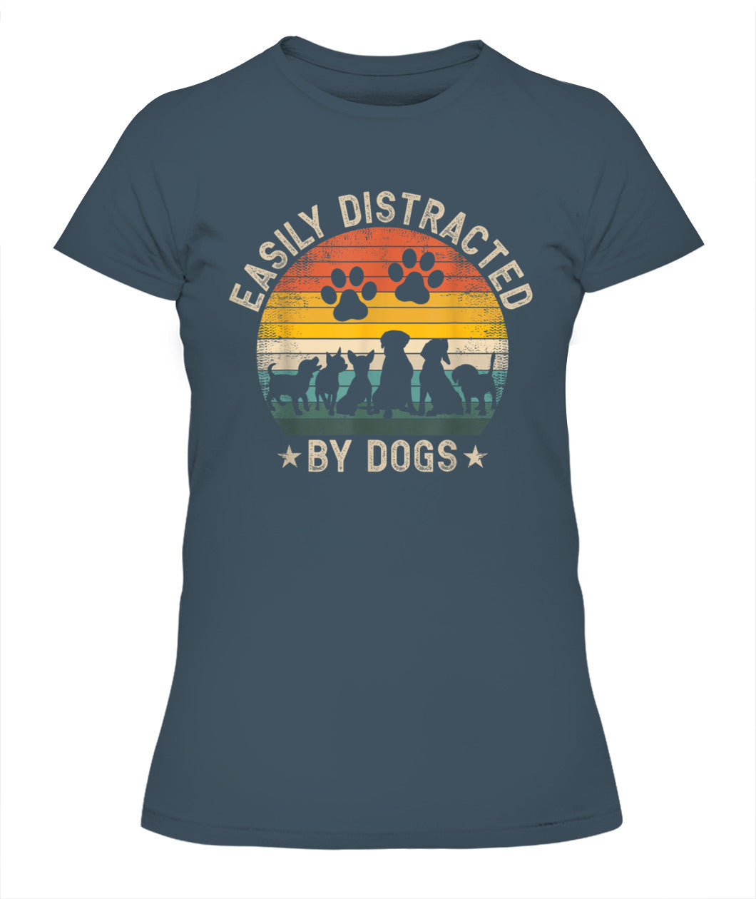 Easily Distracted By Dogs Pet Dog Lover - Animals SKU06