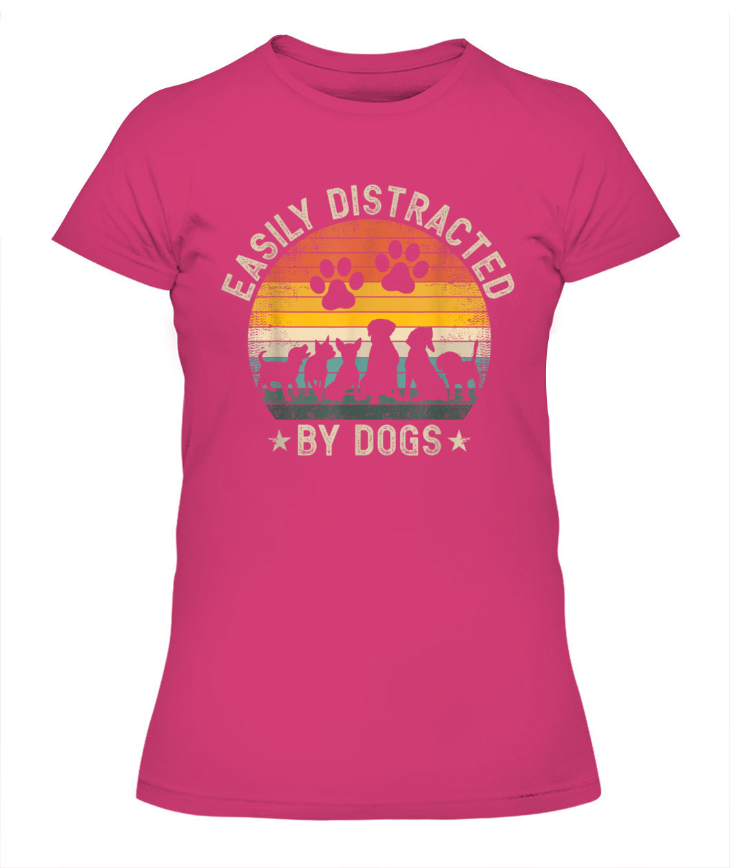 Easily Distracted By Dogs Pet Dog Lover - Animals SKU06