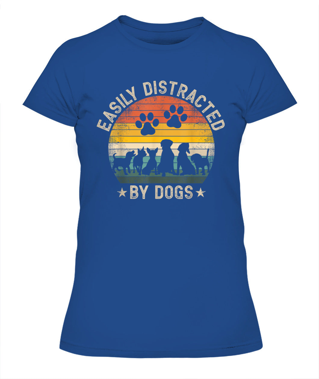 Easily Distracted By Dogs Pet Dog Lover - Animals SKU06