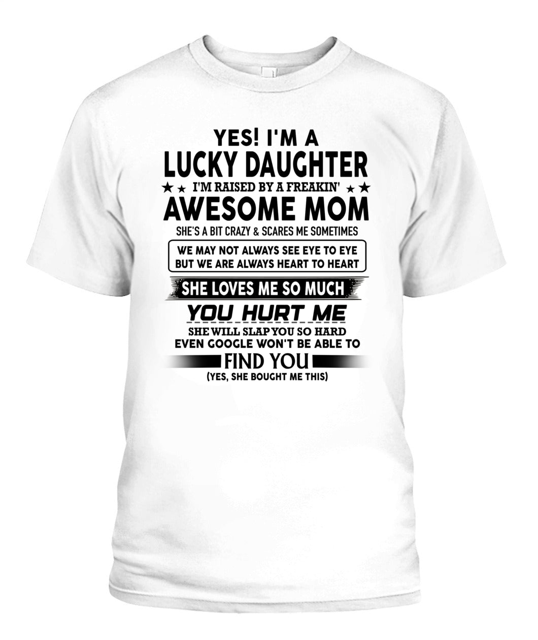 YES IM A LUCKY DAUGHTER IM RAISED BY A FREAKIN 00