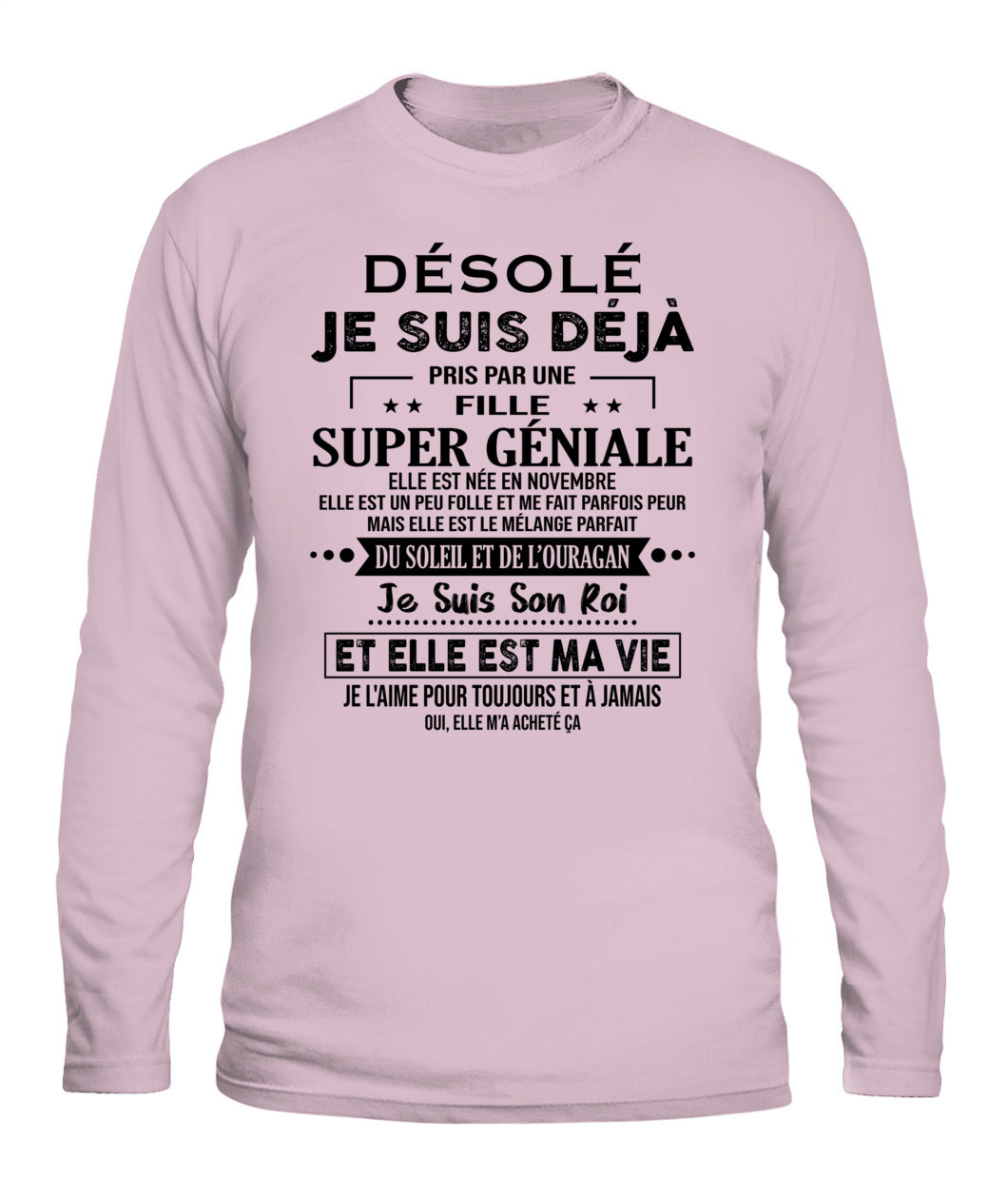 Désolé Je suis déjà 11