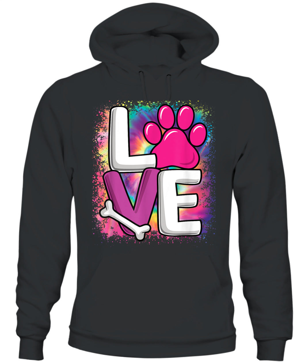 Cute Colorful Love Dog Paw Dog Puppy Lover Women Girls - Animals SKU12