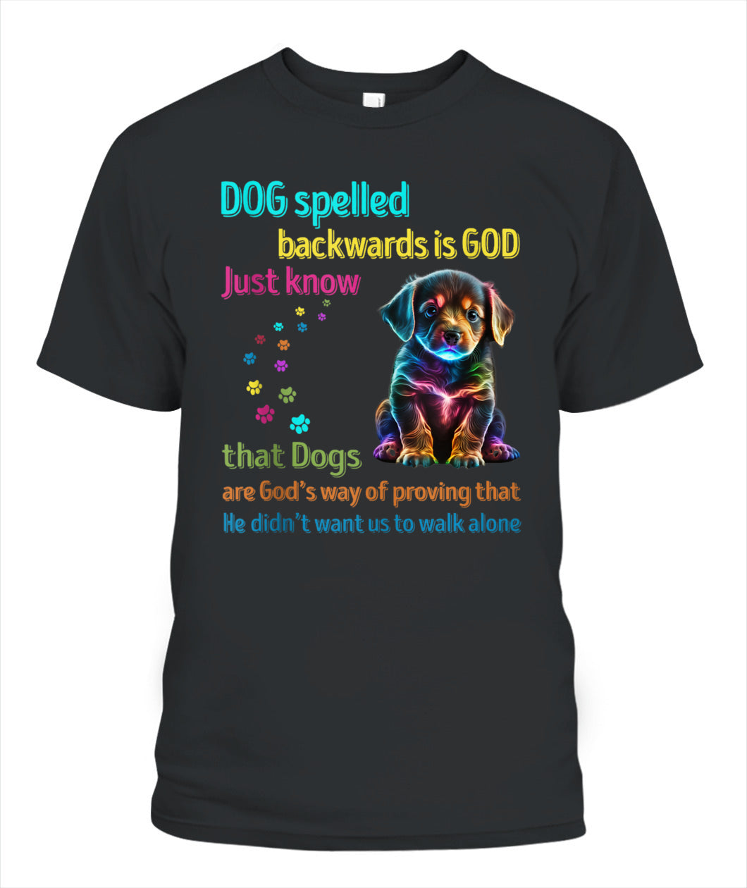 Dog Spelled Backwards Is God just know that Dogs - Animals SKU17