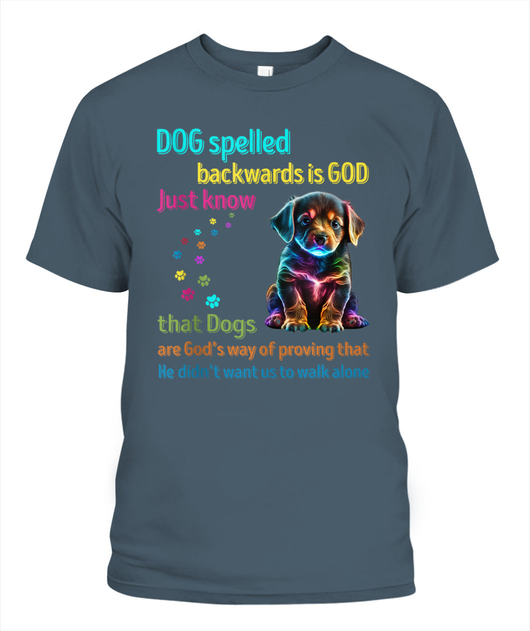 Dog Spelled Backwards Is God just know that Dogs - Animals SKU17