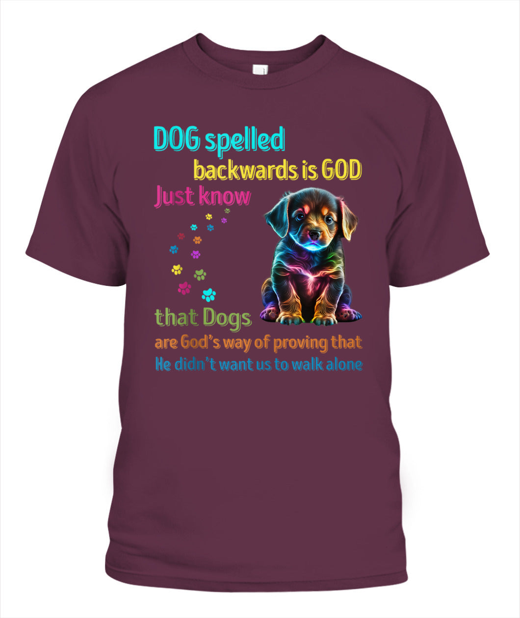Dog Spelled Backwards Is God just know that Dogs - Animals SKU17