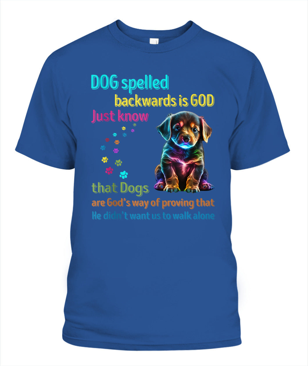 Dog Spelled Backwards Is God just know that Dogs - Animals SKU17