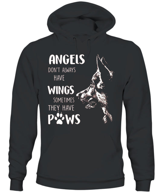 ANGELS DONT ALWAYS HAVE WINGS SOMETIMES THEY HAVE POWS - Animals SKU05