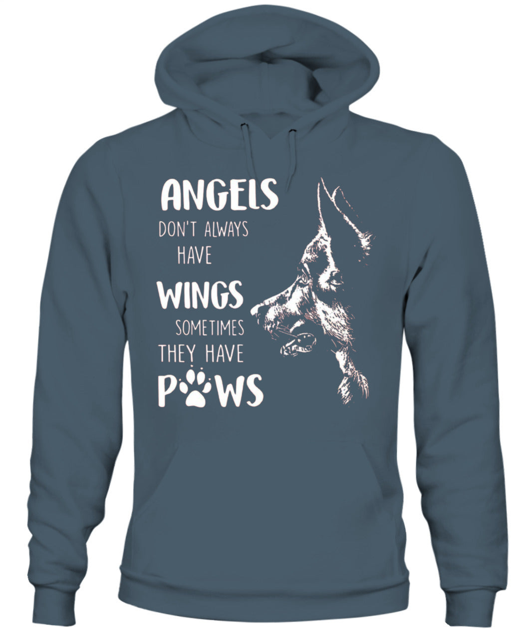 ANGELS DONT ALWAYS HAVE WINGS SOMETIMES THEY HAVE POWS - Animals SKU05