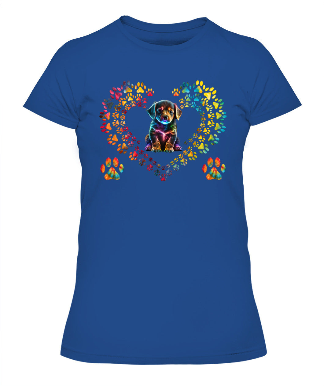 Dog Paw Print Heart Animal Lover - Animals SKU14