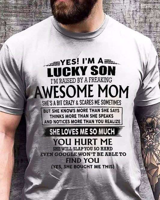 Yes i am lucky son