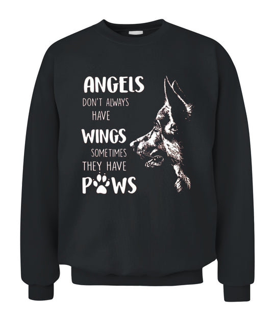 ANGELS DONT ALWAYS HAVE WINGS SOMETIMES THEY HAVE POWS - Animals SKU05