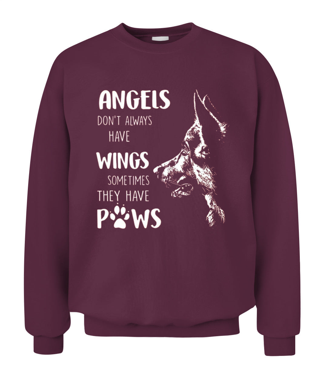ANGELS DONT ALWAYS HAVE WINGS SOMETIMES THEY HAVE POWS - Animals SKU05