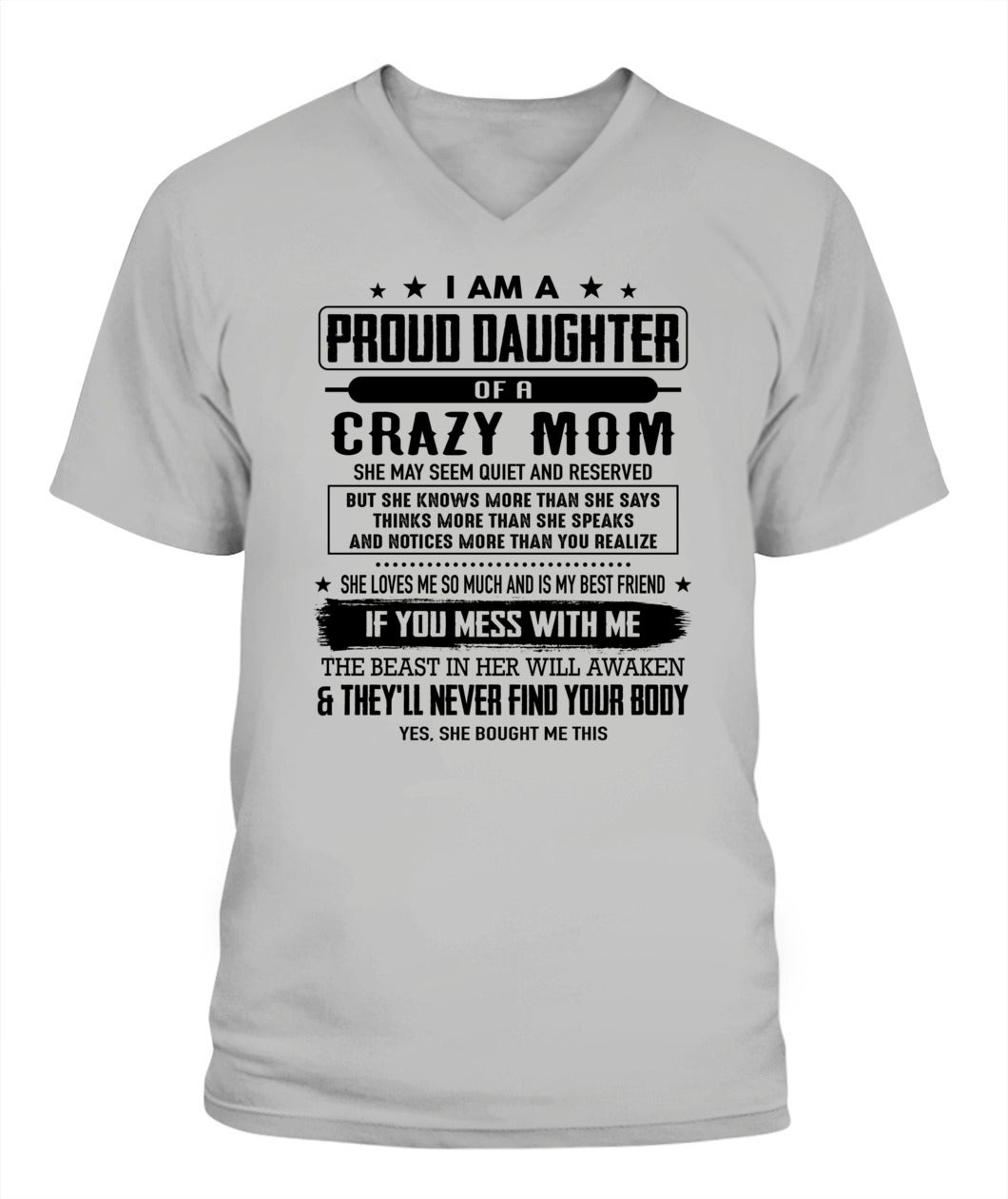 I AM A PROUD DAUGHTER OF A CRAZY MOM 00