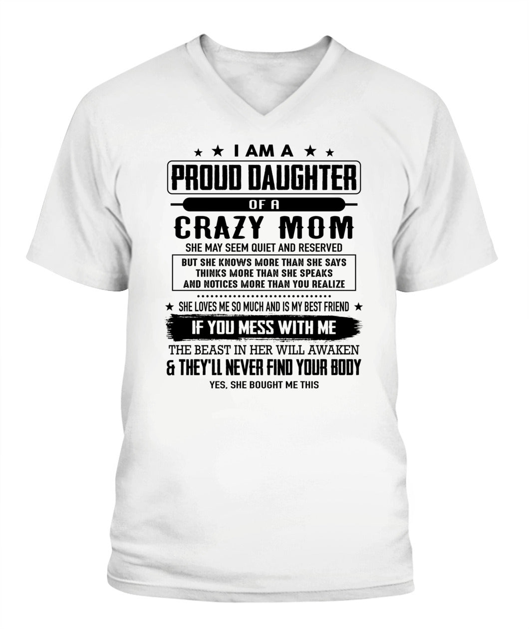 I AM A PROUD DAUGHTER OF A CRAZY MOM 00